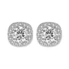 Full Diamond Earrings Bohemian Beautiful Austria Crystal Full CZ Zircon Ladies Girls Women Jewelry Accessories Trendy Valentine's Day Gifts