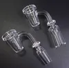 DHL XL Flat Top Conical Quartz Nail met Solid Glass Cactus Panda Duck Carb Cap Roken Accessoires voor Oil Rigs Glass Bongs