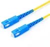 100 adet / grup SC UPC 3 M Simplex Modu Fiber Optik Yama Kordon SC UPC 3 M 2.0mm veya 3.0mm FTTH Fiber Optik Jumper Kablosu