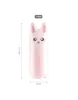 wholesale hot Cartoon Cat Spray Bottle Pink Perfume Atomizer Cosmetic Liquid Empty Pump 70ml Container Dispenser