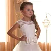 Blanc première Communion fleur filles robes petites filles vraie robe de soirée pour mariage enfants soirée pyrotechnie robes