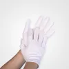 Nuevos guantes ceremoniales de algodón blanco para hombres y mujeres que sirven 1 guantes de joyería para conductores de camareros CM-S