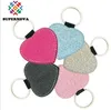 20PCS Bag Part Sublimation Blank Colorful PU Keychain Accessories