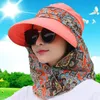 Fashion-summer hats for women chapeu feminino new fashion visors cap sun collapsible anti-uv hat 6 colors