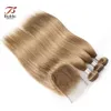 حزم نسج الشعر البرازيلية مع إغلاق الرماد أشقر اللون 8 4 حزم مع إغلاق الدانتيل 4x4 remy extensions 26715615