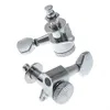 New Chrome Guitar Locking Tuners Electric Guitar Machine Heads Tuners Guitar Tuning Pegs Made in Korea