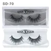 2020 DHL Bezpłatne 3D Mink rzęsy Norek fałszywe rzęsy Soft Natural Grube Fake Eyelashes 3D Eye Lashes Extension 20 Style