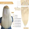 MRSHAIR In Human Hair Extensions Straight 8pc Set Machine Remy Clip Ins Full Hair Brazilian Hair Blonde Clip 14 16 18 20 22