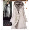 Ladies Fur Lining Coat Womens Inverno A quente jaqueta longa e espessa do parka vencedor do outono vencedor de roupas femininas 18oCt22 Luci22