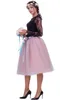 Mulheres tutu saias de vinatge camadas de tule joelho lengtwedding vestidos de elástica de camisa de camisa de dama de honra de dama de honra CPA837