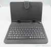 168 DHL Estuche de cuero con teclado de interfaz micro USB para Tablet PC MID de 7 pulgadas A-JP