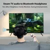 Bluetooth 4.2 トランスミッターとレシーバー、2 in 1 USB ワイヤレス オーディオ アダプター、3.5 mm Aux ポート付き、テレビ、PC、車、ヘッドフォン、ホーム サウンド システム用