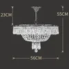 Moderne 100% Messing Crystal Kroonluchter LED Licht Romantisch Frans Koper Kroonluchters Lichten Armatuur Slaapkamer Woonkamer Thuis Binnenverlichting