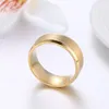 Stainless Steel Blank band Ring Gold Black Matt Art Rings Women Men Fashion Jewelry Will and Sandy