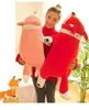 Dorimytrader nuovo animale creativo volpe rossa bambola peluche volpe morbida cuscino per dormire grande ragazza regalo di compleanno 90 cm 120 cm DY50536