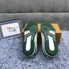 Trainers Mens Shoes Fashion Sneakers Flowers Design Best Quality Chaussures Green Casual Flat Shoes With Box