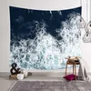 Ocean Sea Wave Wall Tapestry Decoration strand landskap landskap tapestry vägg hängande för sovrum tyg tapetries filt1278d