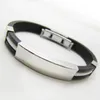 Roestvrijstalen siliconen armband voor vrouwen mannen sport titanium staal 10 kleuren wrap armband mode-sieraden cadeau