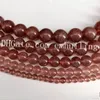 Multi Size Strawberry Quartz Pink Lepidolite Russia Red Rosite Muscovite Round Loose Beads 5 Strands Natural Healing Energy Gemstone Beads