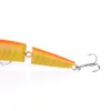 Hengjia 140mm Dois articulados Minnow Lures de pesca Equipamento de pesca Minnow Lure 14cm 20 2G 4 iscas de plástico dura JM007 50 pcs