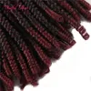 14 pollici Spring Twist Crochet Trecce Estensione dei capelli Ombre Bionda Rimbalzante Marley Twist Crochet Trecce Estensioni dei capelli Ombre Bionda libera la nave CNE