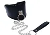 Adult Slave Skin Collar Bondage Lock Sex Jogo para casais para estimular a classe de roleção de produtos