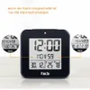 FanJu FJ3533 LCD Digital Alarm Clock with Indoor Temperature and Humidity