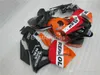 Инъекционный ABS 100% подходит для Honda Casuring CBR600RR 05 06 Оранжевый черный Кит CBR600RR 2005 2006 FF30