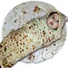 Outdoor Indoor Baby Säuglingsrunde Runde Burrito Form Schlafen Swaddle Wrap Decke Decken Decken