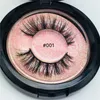 Rosa låda 3d mink ögonfransar mink ögonfransar förlängningar tjocka minkfransar naturliga falska ögonfransar ögon makeup maquaigem