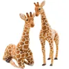 Toute énorme vraie vie girafe en peluche jouets mignons poupées en peluche douce simulation girafe poupée de haute qualité cadeau d'anniversaire Kids3532850