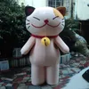 Dia das bruxas adorável gato traje da mascote dos desenhos animados de alta qualidade dos desenhos animados sorriso buceta Anime personagem de natal trajes de festa de carnaval