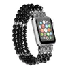 Luxe Femmes Perles Stretch Bretelles Bijoux Bracelet Pour Apple Watch Série Ultra 8 7 6 SE 5 4 3 Dragonne avec Connecteur Fit iwatch 49mm 41mm 45mm 42/44mm 38/40mm