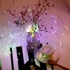 Wiszące Starburst Ciągowe Światło 100leds DIY Firework Miedź Czarodziejka Zdalnie sterowana Garland Christmas Lights Outdoor Twinkle Lights