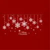 Merry Christmas decorations wall stickers christmas snowflake glass window stick