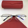 Großhandelsrahmen für Damen und Herren, Designer-Brillenrahmen, Designer-Brillenrahmen, klare Linse, Brillenrahmen, Oculos und Etui 00980 mit Box