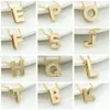 Fashion accessories 26 letters Necklace letter clavicle chain DAN387 mix order Pendant Necklaces