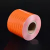 Freeshipping Super High Intensity Folha Grade reflexiva laranja Reflective Aviso Fita Adesiva Car Truck Conspicuity Tape Acessórios Car