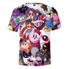 Męskie Tshirty Summer 2020 Game Kirby 3D T Shirt Hip Hop Krótki rękaw Zabawne Tshirt Hipster Tees Anime Ubranie 26235470466