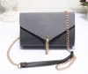 Hot Sale Fashion Bag Designer Crossbody Bag with Chain Strap and Tassel Handbag Shoulder Bag Handbag Wallet Suede PU Stitching