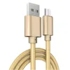 Cavo di ricarica rapida tipo c 1m 2m 3m Cavo USB micro USB C in tessuto per Samsung S6 S7 Edge S8 Note 8 HTC Android Phone