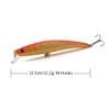 4 # hooksTop Kalite 100 iki kanca 11.5CM 11.2g Minnow alabalık Yüzer 115mm Balıkçılık Lure Bait trackle