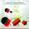 Power Scrub Brush Drill Cleaning Brush 3 pcs/lot For Bathroom Shower Tile Grout Cordless Power Scrubber Drill Attachment Brush ZZA1418-7