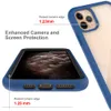 TPU + PC + Ramka Akrylowa Zderzak Przezroczysty Case Case dla iPhone 13 12 11 Pro Max 6 6s 7 8 PLUS X XS XR Cover