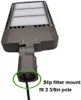 LED Parking Lot Lights 300W - Adjustable Arm Mount with Photocell 1000-1200W HID/HPS Replacement Waterproof IP65 5000K Parking Lot Lights