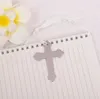 Blessings Silver Cross Bookmark with Tassel Wedding Baby Shower Baptism Party Favors Gifts Free Shipping SN2087