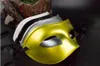 Maschera per travestimento da uomo Vestito operato Maschere veneziane Maschere per travestimento Mezza maschera in plastica 20 pezzi Spedizione Epacket