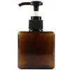 250ml 8.5oz Refillerbar flaska Shampoo Flytande Tvål Dispenser Pump Container Flytande Flaskor för Kök Badrum