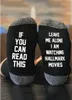 New Christmas LETTER Socks Unsex quotIF YOU CAN READ THIS LEAVE ME ALONEquot socks fashion crew socks2500435