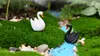 Bouteille de cygne en plumes noires et blanches XBJ075, 10 pièces, fournitures de décoration en mousse, micro paysage, décoration de jardin, artisanat créatif